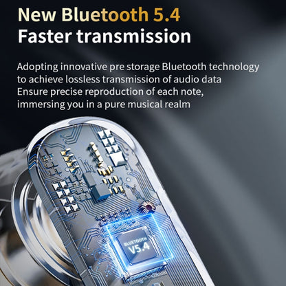 LX-10 Full-Color Touch Screen ANC+ENC Dual Noise Reduction In-Ear Wireless Bluetooth Earphone(Purple) - TWS Earphone by buy2fix | Online Shopping UK | buy2fix