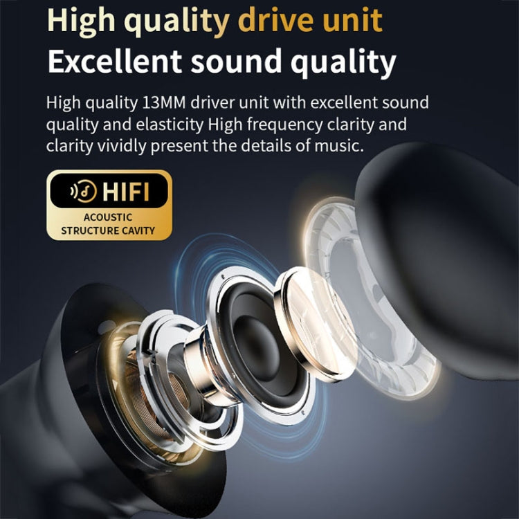 LX-10 Full-Color Touch Screen ANC+ENC Dual Noise Reduction In-Ear Wireless Bluetooth Earphone(Purple) - TWS Earphone by buy2fix | Online Shopping UK | buy2fix