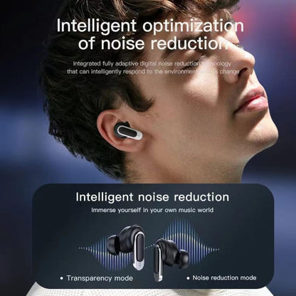 V8 Smart Color Screen Touch ANC Active Noise Reduction Wireless Bluetooth Earphones(Black) - TWS Earphone by buy2fix | Online Shopping UK | buy2fix
