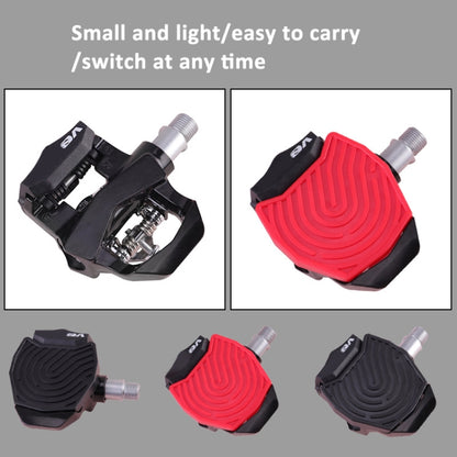 For Peloton Venzo Spinning Bike Locking Pedal To Flat Pedal Conversion Plate(Red) - Pedals by buy2fix | Online Shopping UK | buy2fix