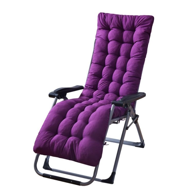 170x53x8cm Thickened Slip-on Home Recliner Cushion Garden Rocking Chair Cushion(Purple) - Cushions & Pillows by buy2fix | Online Shopping UK | buy2fix