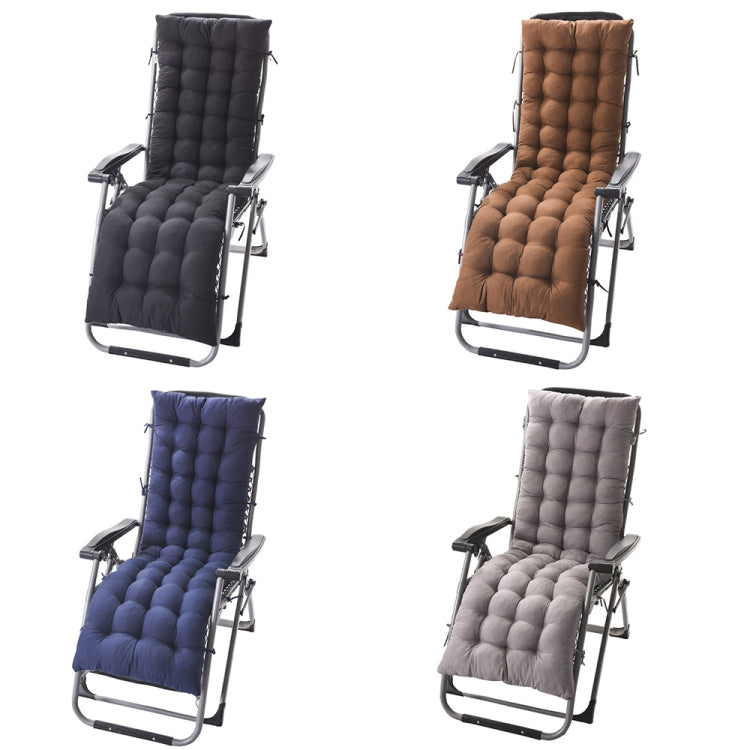 175x48x8cm Thickened Soft Home Recliner Cushions Garden Rocking Chair Cushions(Navy Blue) - Cushions & Pillows by buy2fix | Online Shopping UK | buy2fix