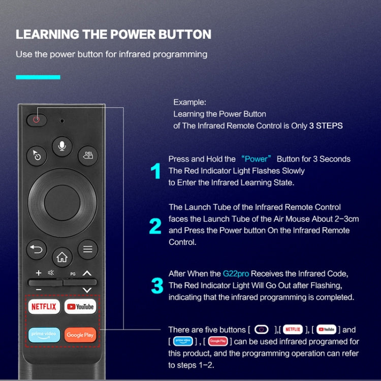 2.4G Wireless Flying Mouse Bluetooth Voice Remote Control for TV/Set-top Box/Projector - Universal by buy2fix | Online Shopping UK | buy2fix