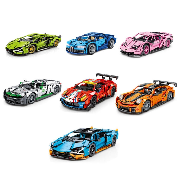 SEMBO 8553 1:14 Sports Racing Car Model Building Blocks Puzzle Assembly Children Toy - Building Blocks by SEMBO | Online Shopping UK | buy2fix