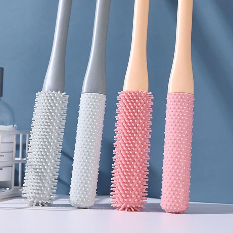 Foot Washing Brush Dry and Wet Toe Cleaning and Anti-Itch Brush, Style: Short Bristle(Lake Blue Gray) - Bath Brushes & Sponges by buy2fix | Online Shopping UK | buy2fix