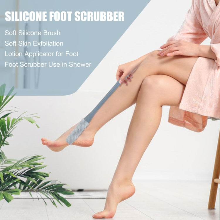 Foot Washing Brush Dry and Wet Toe Cleaning and Anti-Itch Brush, Style: Short Bristle(Pink) by buy2fix