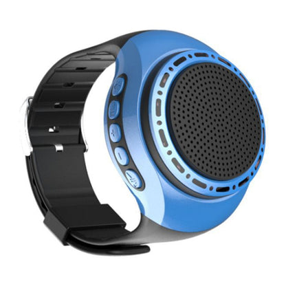 U6 Watch-shaped Wearable Bluetooth Speaker Selfie Sports Smart Speaker(Blue) - Mini Speaker by buy2fix | Online Shopping UK | buy2fix