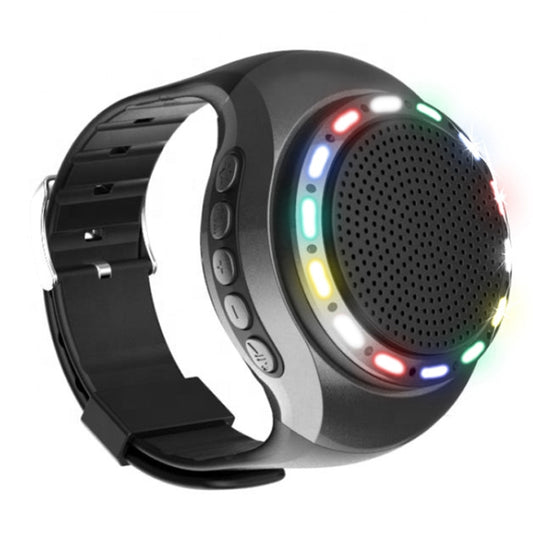 U6 Watch-shaped Wearable Bluetooth Speaker Selfie Sports Smart Speaker(Black) - Mini Speaker by buy2fix | Online Shopping UK | buy2fix