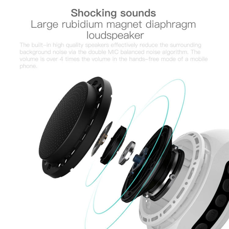 U6 Watch-shaped Wearable Bluetooth Speaker Selfie Sports Smart Speaker(Blue) - Mini Speaker by buy2fix | Online Shopping UK | buy2fix