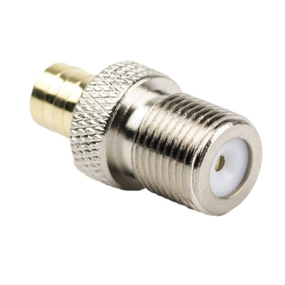 SMB Female To F Female Connector RF Coaxial Adapter - Connectors by buy2fix | Online Shopping UK | buy2fix