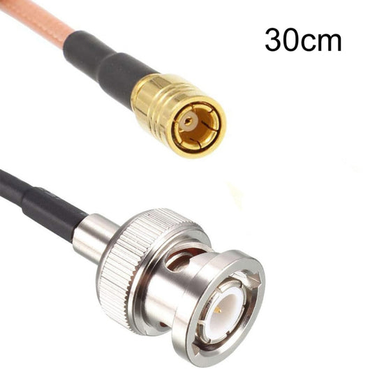 30cm RF Coaxial Cable BNC Male To SMB Female RG316 Adapter Extension Cable