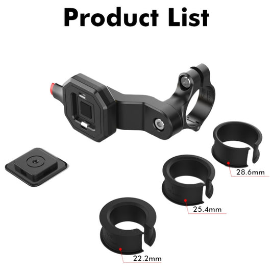 146A Bicycle Motorcycle Cell Phone Holder Rearview Mirror Handlebar Outdoor Riding Navigation Holder by buy2fix