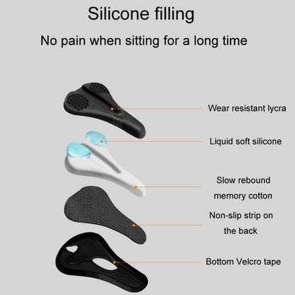 ESLNF Mountain Bike Saddle Cover Cycling Shock Absorbing Saddle Gear, Style: Honeycomb - Bicycle Saddle by ESLNF | Online Shopping UK | buy2fix