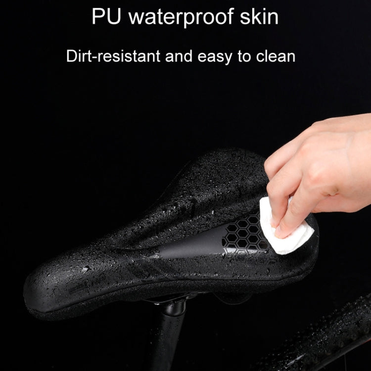 ESLNF Mountain Bike Saddle Cover Cycling Shock Absorbing Saddle Gear, Style: Honeycomb - Bicycle Saddle by ESLNF | Online Shopping UK | buy2fix