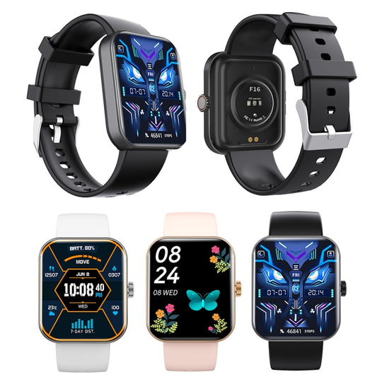 F16 2.0-inch IP67 Waterproof Health Monitoring Bluetooth Call Smart Watch(Grey) by buy2fix