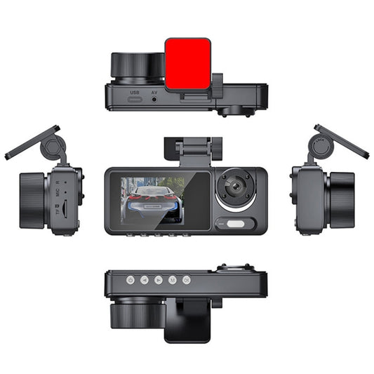High-Definition Night Vision Driving Recorder, Model: Dual Recording No WIFI by buy2fix