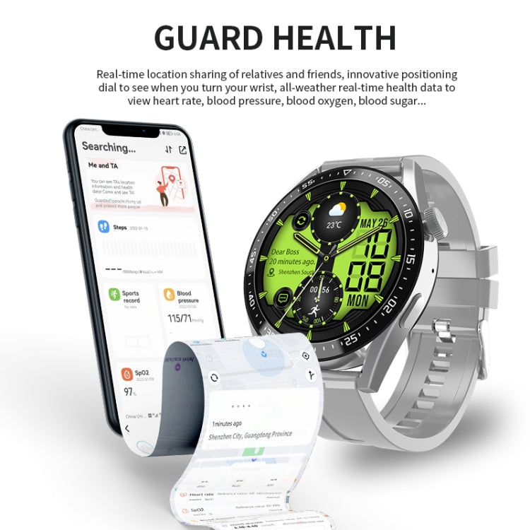 HW28 1.39-inch IP67 Waterproof Health Monitoring Bluetooth Call Smart Watch with NFC Payment(Grey) - Smart Watches by buy2fix | Online Shopping UK | buy2fix