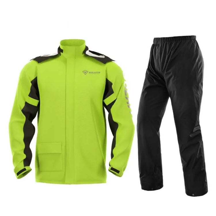 SULAITE Outdoor Motorcycle Riding Full Body Split Raincoat Suit, Size: XL(Green) - Raincoat by SULAITE | Online Shopping UK | buy2fix