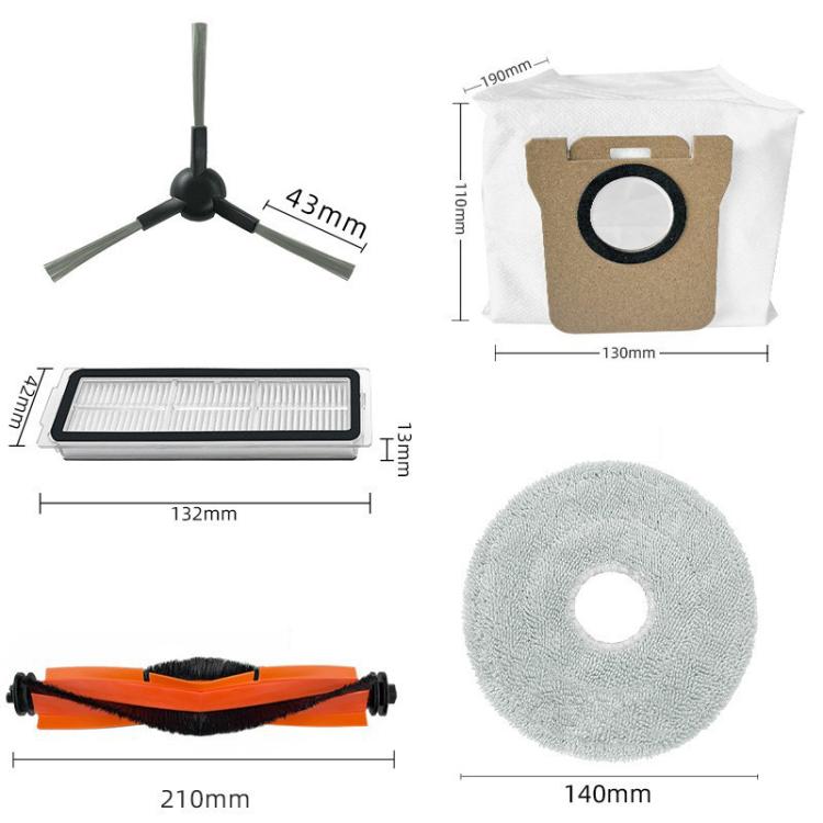 30 In 1 For Xiaomi Robot Vacuum X20 Max Parts Accessories - For Xiaomi Accessories by buy2fix | Online Shopping UK | buy2fix