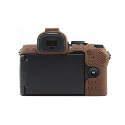 For Nikon Z50II Smooth Surface Camera Protective Silicone Case(Brown) - Protective Case by buy2fix | Online Shopping UK | buy2fix