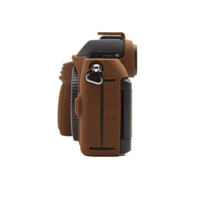 For Nikon Z50II Smooth Surface Camera Protective Silicone Case(Brown) - Protective Case by buy2fix | Online Shopping UK | buy2fix