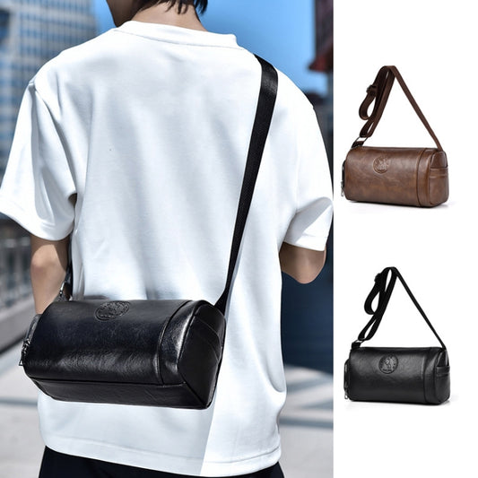 WEIXIER D519 Men Large Capacity Waterproof Crossbody Bag Casual Single Shoulder Backpack(Black) by WEIXIER