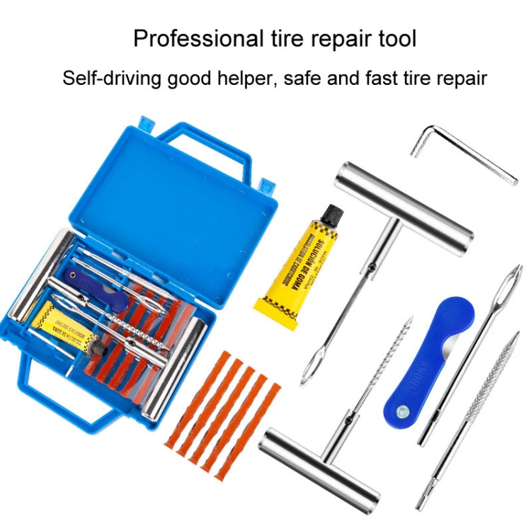 6 In 1 Car Tire Repair Tool Set Motorcycle Vacuum Tire Emergency Fast Repair Toolkit - Tire Repair & Installation Tools by buy2fix | Online Shopping UK | buy2fix