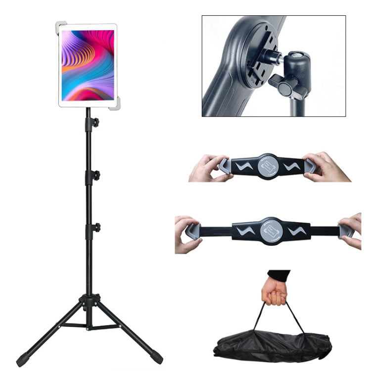 1.6m Adjustable Tablet Stand Floor-Standing Retractable Mobile Phone Tripod, Model: 311(With Cloth Bag) - Lazy Bracket by buy2fix | Online Shopping UK | buy2fix