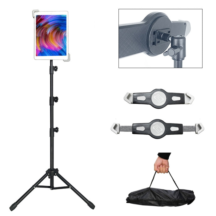 1.6m Adjustable Tablet Stand Floor-Standing Retractable Mobile Phone Tripod, Model: 312(With Cloth Bag) - Lazy Bracket by buy2fix | Online Shopping UK | buy2fix