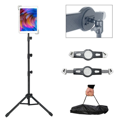 1.6m Adjustable Tablet Stand Floor-Standing Retractable Mobile Phone Tripod, Model: 312(With Cloth Bag) - Lazy Bracket by buy2fix | Online Shopping UK | buy2fix