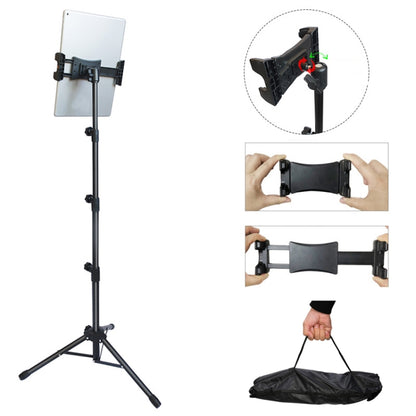 1.6m Adjustable Tablet Stand Floor-Standing Retractable Mobile Phone Tripod, Model: 313(With Cloth Bag) - Lazy Bracket by buy2fix | Online Shopping UK | buy2fix