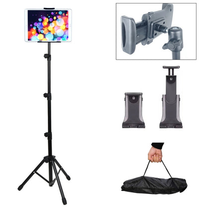 1.6m Adjustable Tablet Stand Floor-Standing Retractable Mobile Phone Tripod, Model: 303(With Cloth Bag) - Lazy Bracket by buy2fix | Online Shopping UK | buy2fix