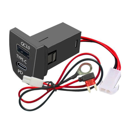 For Toyota RAV4 / WILDLANDER USB-PD Port 60W Fast Charging Modified Car Charger(Insurance Pickup Cord) by buy2fix