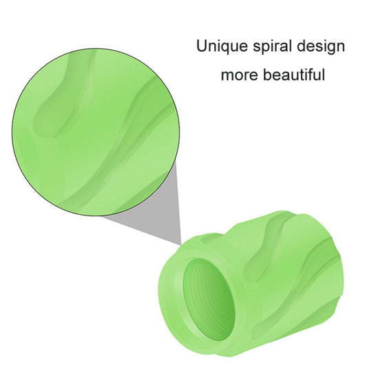 4pcs /Set Luminous Car Motorcycle Tire Modified Valve Cap, Color: Green Sports Car by buy2fix