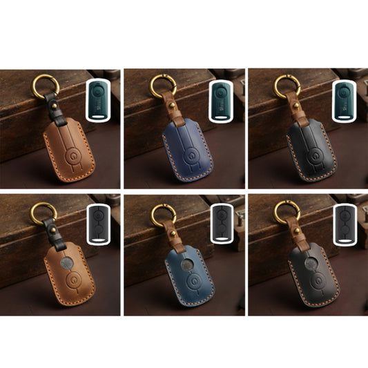 For YAMAHA NMAX155/XMAX300/Aerox/Jauns Hallmo Motorcycle Key Cover, Color: 2 Key Black Not Hollowed by Hallmo