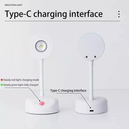 Rechargeable LED Motion Sensor Wireless Spotlight Dimmable Picture Light 2000mAH(White) - Sensor LED Lights by buy2fix | Online Shopping UK | buy2fix