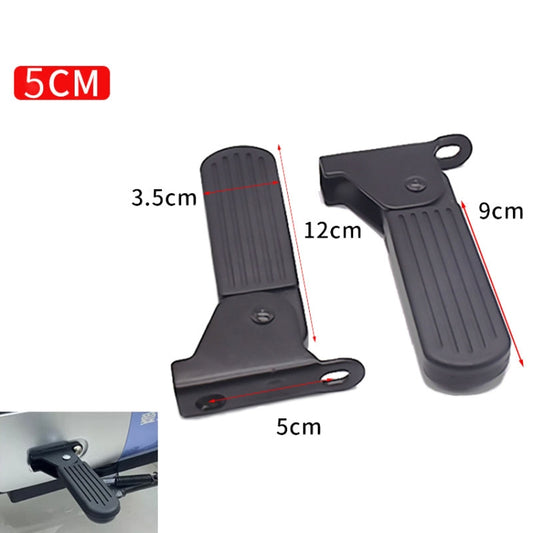 Electric Vehicle Folding Front Footrest Electric Moped Front Pedal, Model: 5cm Nylon by buy2fix