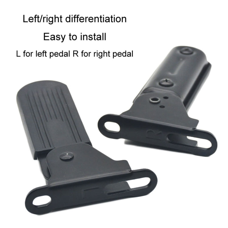 Electric Vehicle Folding Front Footrest Electric Moped Front Pedal, Model: 5cm Iron - Others by buy2fix | Online Shopping UK | buy2fix