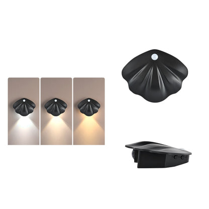 Magnetic Motion Sensor Wall Lamp Rechargeable LED House Number Light SE Version 500mAh(Black) - Sensor LED Lights by buy2fix | Online Shopping UK | buy2fix