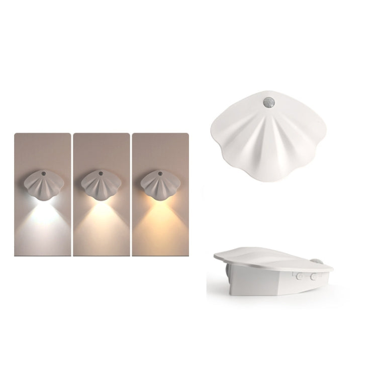 Magnetic Motion Sensor Wall Lamp Rechargeable LED House Number Light PRO Version 1200mAh(White) - Sensor LED Lights by buy2fix | Online Shopping UK | buy2fix