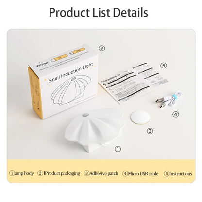 Magnetic Motion Sensor Wall Lamp Rechargeable LED House Number Light PRO Version 1200mAh(White) - Sensor LED Lights by buy2fix | Online Shopping UK | buy2fix