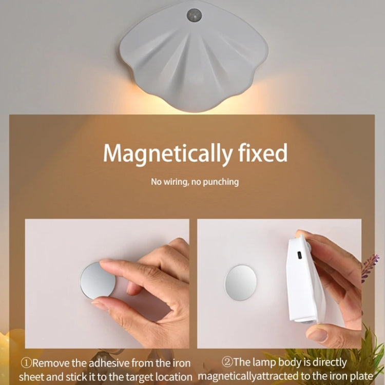 Magnetic Motion Sensor Wall Lamp Rechargeable LED House Number Light SE Version 500mAh(Black) - Sensor LED Lights by buy2fix | Online Shopping UK | buy2fix