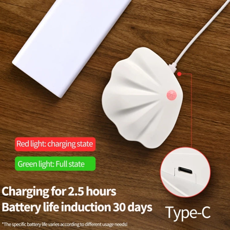 Magnetic Motion Sensor Wall Lamp Rechargeable LED House Number Light PRO Version 1200mAh(White) - Sensor LED Lights by buy2fix | Online Shopping UK | buy2fix