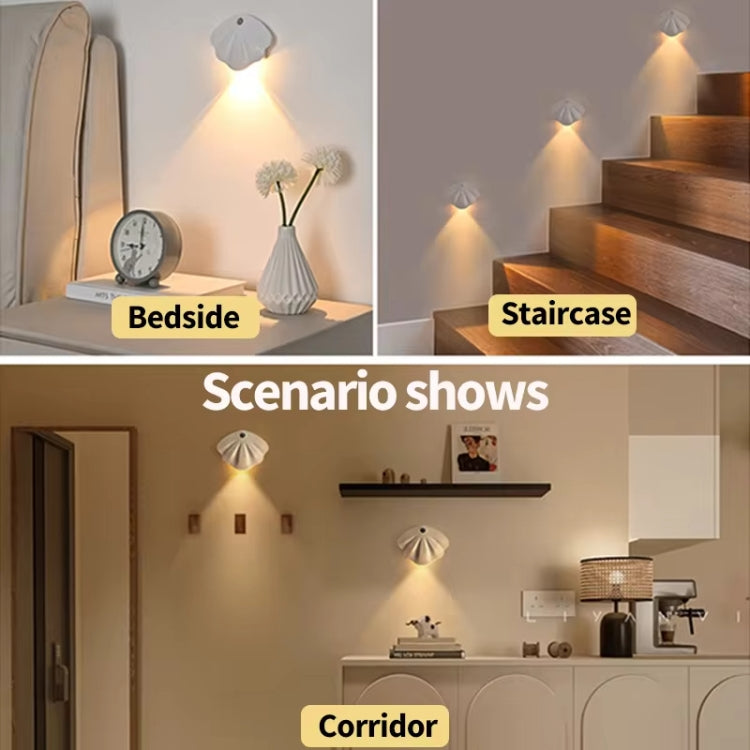 Magnetic Motion Sensor Wall Lamp Rechargeable LED House Number Light PRO Version 1200mAh(White) - Sensor LED Lights by buy2fix | Online Shopping UK | buy2fix