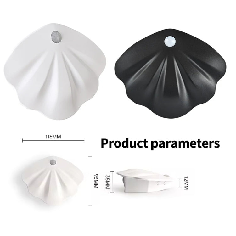 Magnetic Motion Sensor Wall Lamp Rechargeable LED House Number Light PRO Version 1200mAh(Black) - Sensor LED Lights by buy2fix | Online Shopping UK | buy2fix