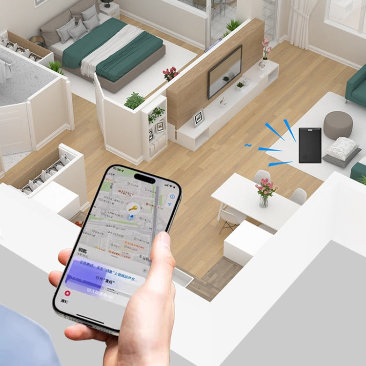 For Apple Series S11 Card-Type Positioning Smart Anti-Lost Device Locator - Pet Tracker by buy2fix | Online Shopping UK | buy2fix