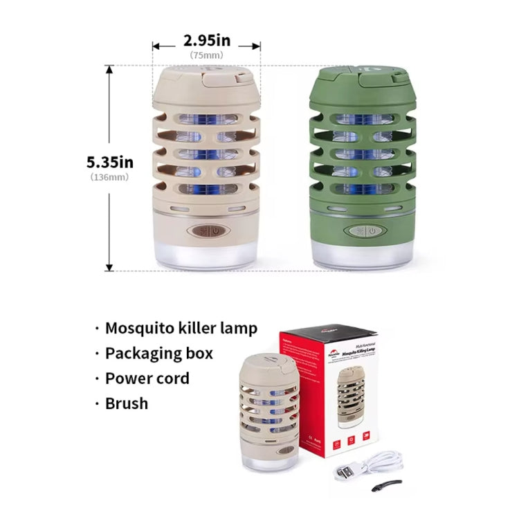 Naturehike Lighting Mosquito Killer Outdoor Camping Waterproof Mosquito Repellent Lamp(Khaki) - Repellents by Naturehike | Online Shopping UK | buy2fix