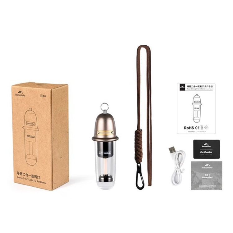 Naturehike Outdoor Portable Camping Light Rechargeable Lighting Flashlight Camping Ambiance Hanging Lamp(Brown) - Camping Lighting by Naturehike | Online Shopping UK | buy2fix