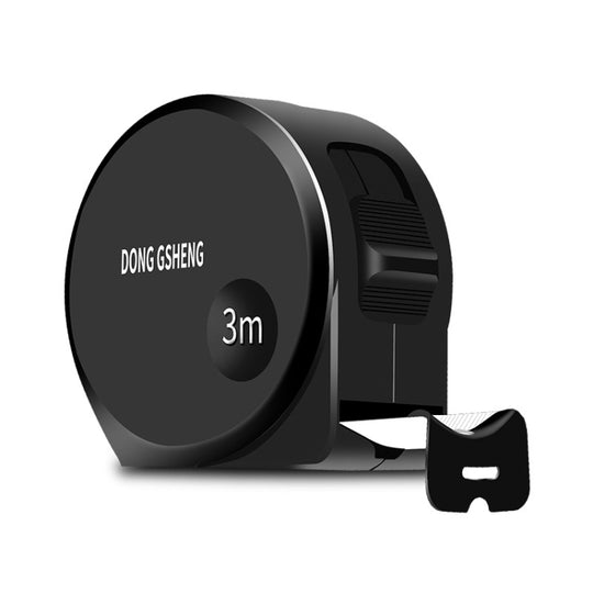 DONG GSHENG High Precision Home Use Steel Utility Scale Thickened Measuring Tape, Model: Black Shell White Frosted 3m x 16mm