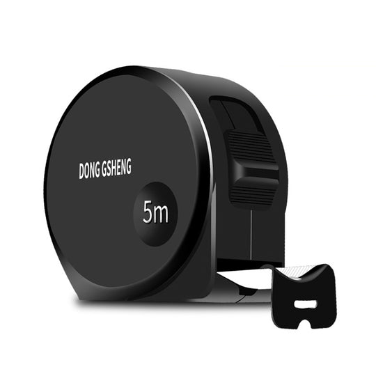DONG GSHENG High Precision Home Use Steel Utility Scale Thickened Measuring Tape, Model: Black Shell White Frosted 5m x 25mm